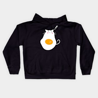 Cat Egg Cute Cat Lover Egg Lover Kids Hoodie